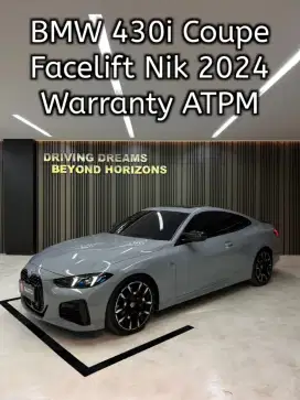 BMW 430i Coupe AT 2024 Brooklyn Grey id-8.5 Facelift B279NJP Km24rb
