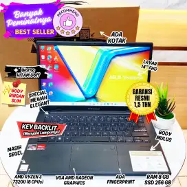 Asus VivoBook GO 14 Amd Ryzen 3 7320u GARANSI RESMI 1,5 THN