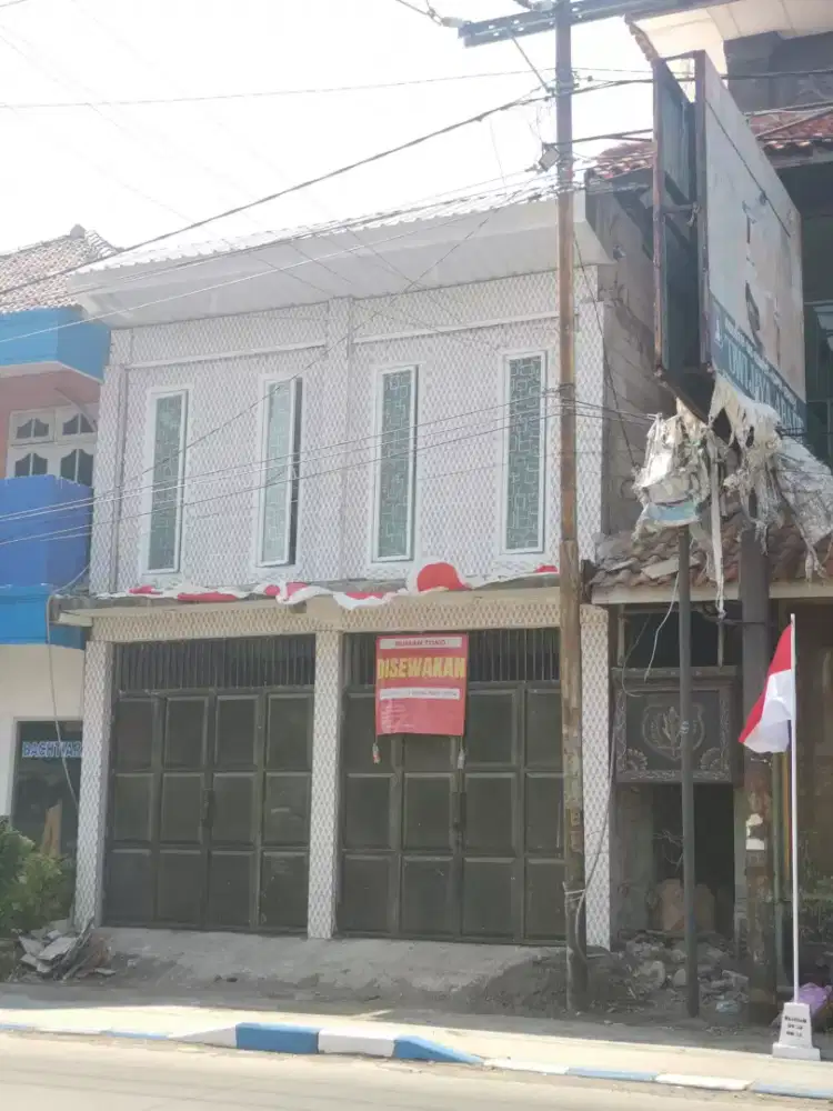 Disewakan ruko 2 lantai jalan raya kludan Tanggulangin