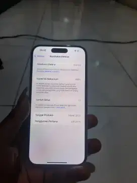 Iphone 15 pink 128 bru pakai 2 minggu resmi nota msih ada