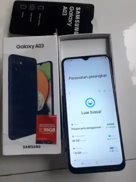 Samsung A03 4/64 lengkap mulus perfect No Minus