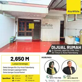 Dijual Cepat Rumah di Jl Sumsel Jaya Kota Palembang