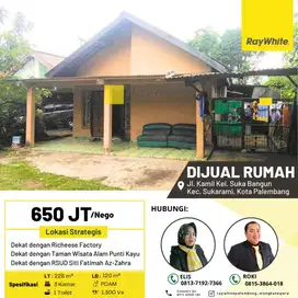 Dijual Cepat Rumah di Jl Kamil Km6 Kota Palembang