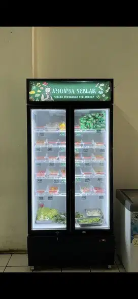 SHOWCASE 2 PINTU MASIH DINGIN BARU DIPAKE BEBERAPA BULAN