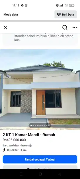 RUMAH SIAP HUNI 2 JUTA ONLY DEKET GERBANG TOL CIMANGGIS