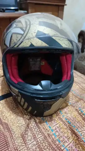 Helm full face original second rasa baru