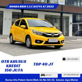 Km 15rb Honda Brio E Satya 1.2 AT 2023