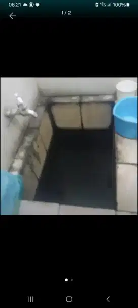 Bersih bersih Noda kerak Kamar mandi