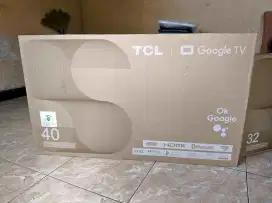 Tv led tcl 40 google tv baru