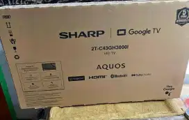 Tv led sharp 43 google tv seri terbaru