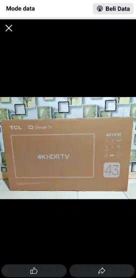 Tv led tcl 43 hdr 4k seri terbaru