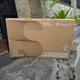 Tv led tcl 32 google tv baru
