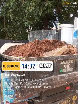 Jasa buang puing dan sampah
