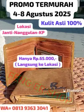 Dompet Kulit Sapi Asli ( PROMO )
