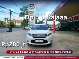 Dp5jt HARRIER 2.0 L Sport 2014 Terima Balik Nama Pembeli