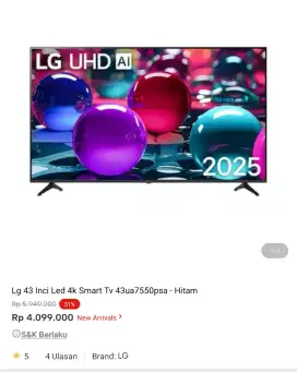 smart tv promo bisa cicilan syarat ktp tanpa dp