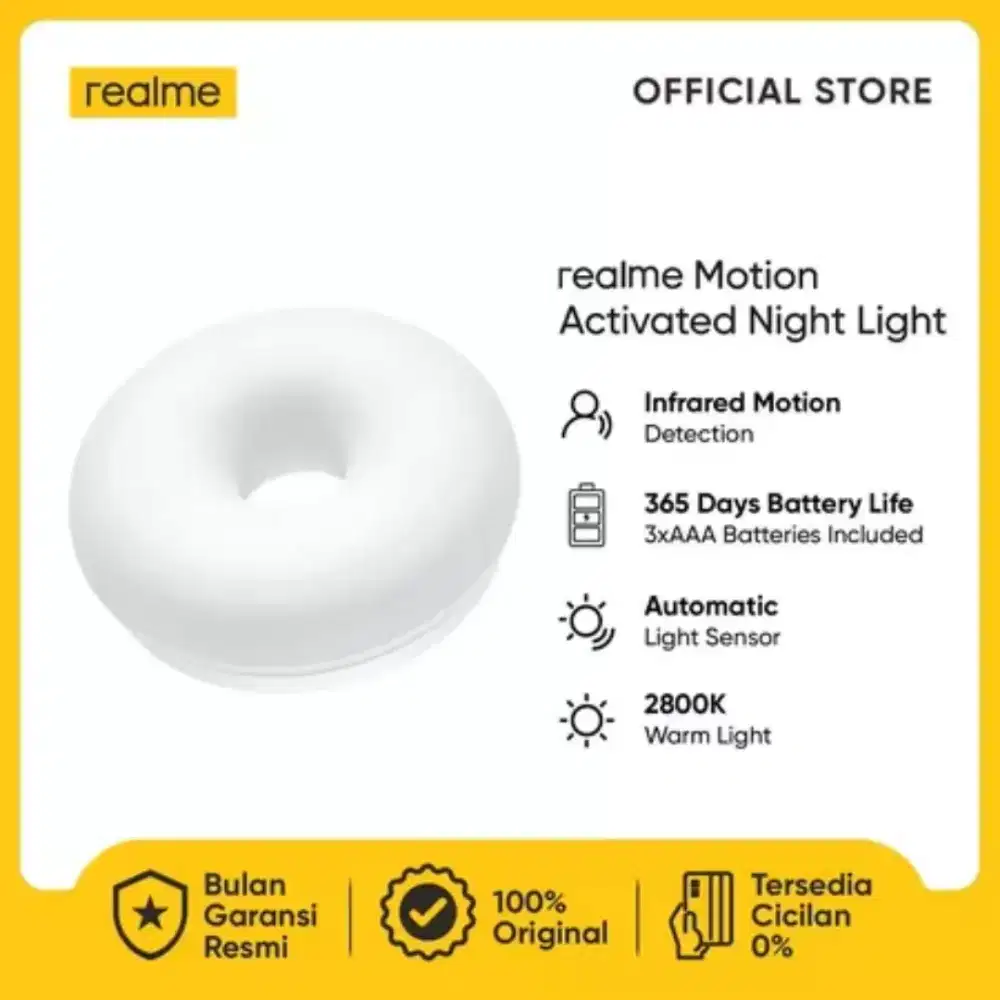 Lampu Realme Motion Activated Light Night