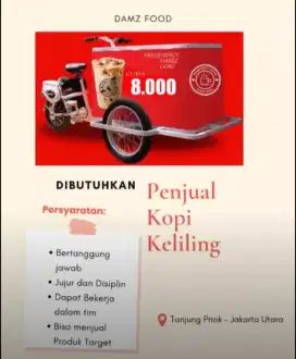 Di Butuhkan Rider Kopi Keliling