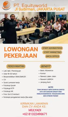 Loker Jakarta pusat