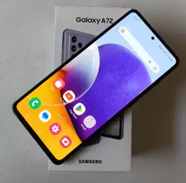 Samsung a72 ram 8/128gb normal semua lengkap siap pakai