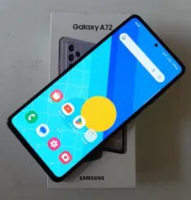 Samsung a72 ram 8/128gb lengkap all fungsi normal siap pakai