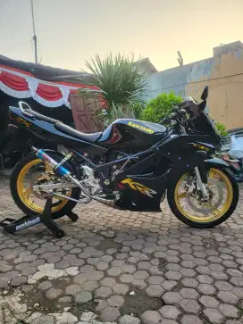 Kawasaki Ninja RR Old 150 Superkips 2011 Hitam Pajak Baru