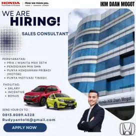 SALES MOBIL HONDA