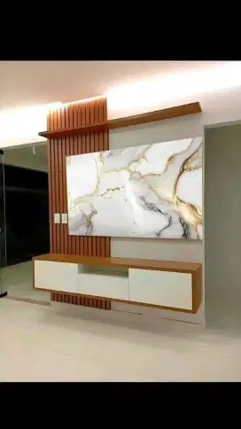 Interior rungan rumah bedrop tv kincenset dll