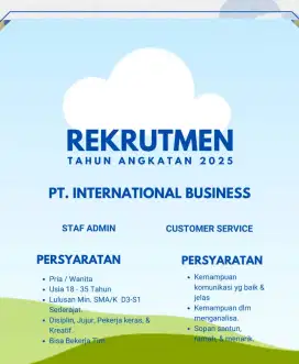 Lowongan kerja terbaru