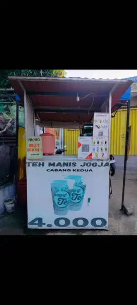 Paket usaha es teh lengkap tinggal jualan