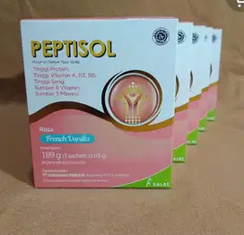 Bundle susu peptisol vanilla 5 box