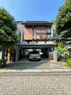 Rumah modern 4 kamar full furnish Caelus Greenwich, BSD City