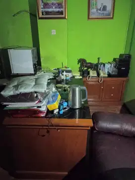 meja bos kayu tebal kuat