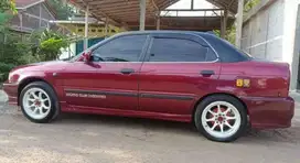 Dijual Mobil Sedan Baleno DX Tahun 1997 Bensin Pajek Jalan