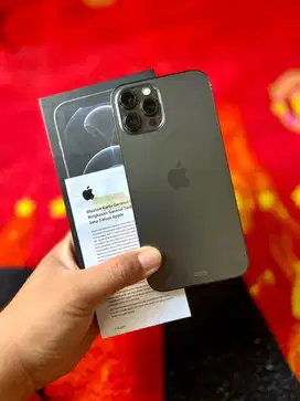 iphone 12 Pro Max 256gb iBox Resmi Graphite Fullset Mulus