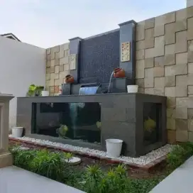 Jasa pembuatan kolam koi kaca