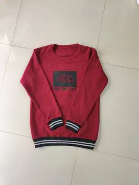 Jaket sweater pria cowo size m to l