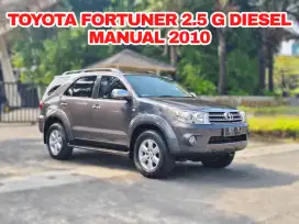 Toyota Fortuner 2.5 G Diesel Manual 2010