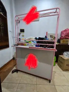 Booth makanan minuman gerobak