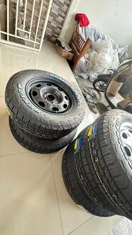 Velg kaleng ring 15 dan ban dunlop at
