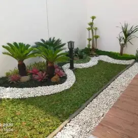Jasa pembuatan taman rumah minimalis