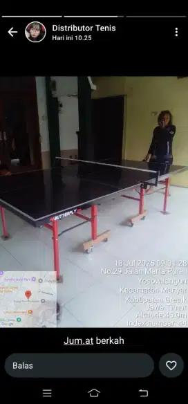 Tenis meja baru SNI wa