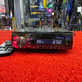 Head Unit Single Din Pioneer DEH-X1650UB USB sudah dipasang Bluetooth