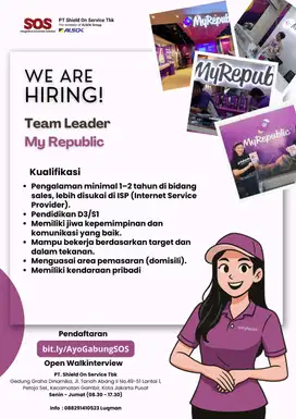 Team Leader Sales My Republic