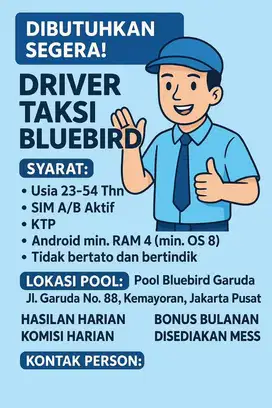 Loker Driver Kemayoran
