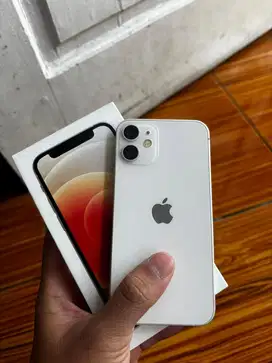 Iphone 12 mini white 128gb muluuuss terdaftar