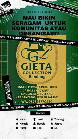 pembuatan switer organisasi,kemeja asn,celana pdh dpl