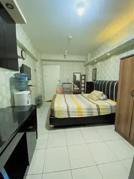 Tower Depan! Studio View Pool Favorit, Full Furnish Green Bay Pluit