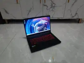 MSI GF63 Thin gtx1650 core i5 10500h 8/512gb laptop siap pakai