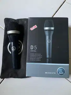 AKG D5 Mic Vokal Kabel Dynamic Super Cardioid